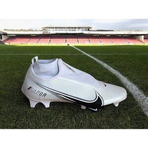 Nike Vapor 360 Edge Pro Football Cleats White/Black Men’s Size 13 W CV6348-100